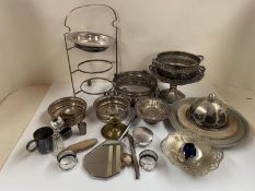 Quantity of silver plate, see images for details