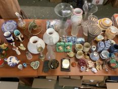 Quantity of china, and glassware, all as found