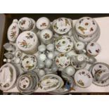 A large quantity of Royal Worcester Evesham china, used, see images for details, some wear to the