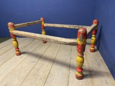 Wooden Indian style table base