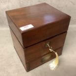 Georgian mahogany apothecaries box