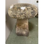 Large weathered staddle stone