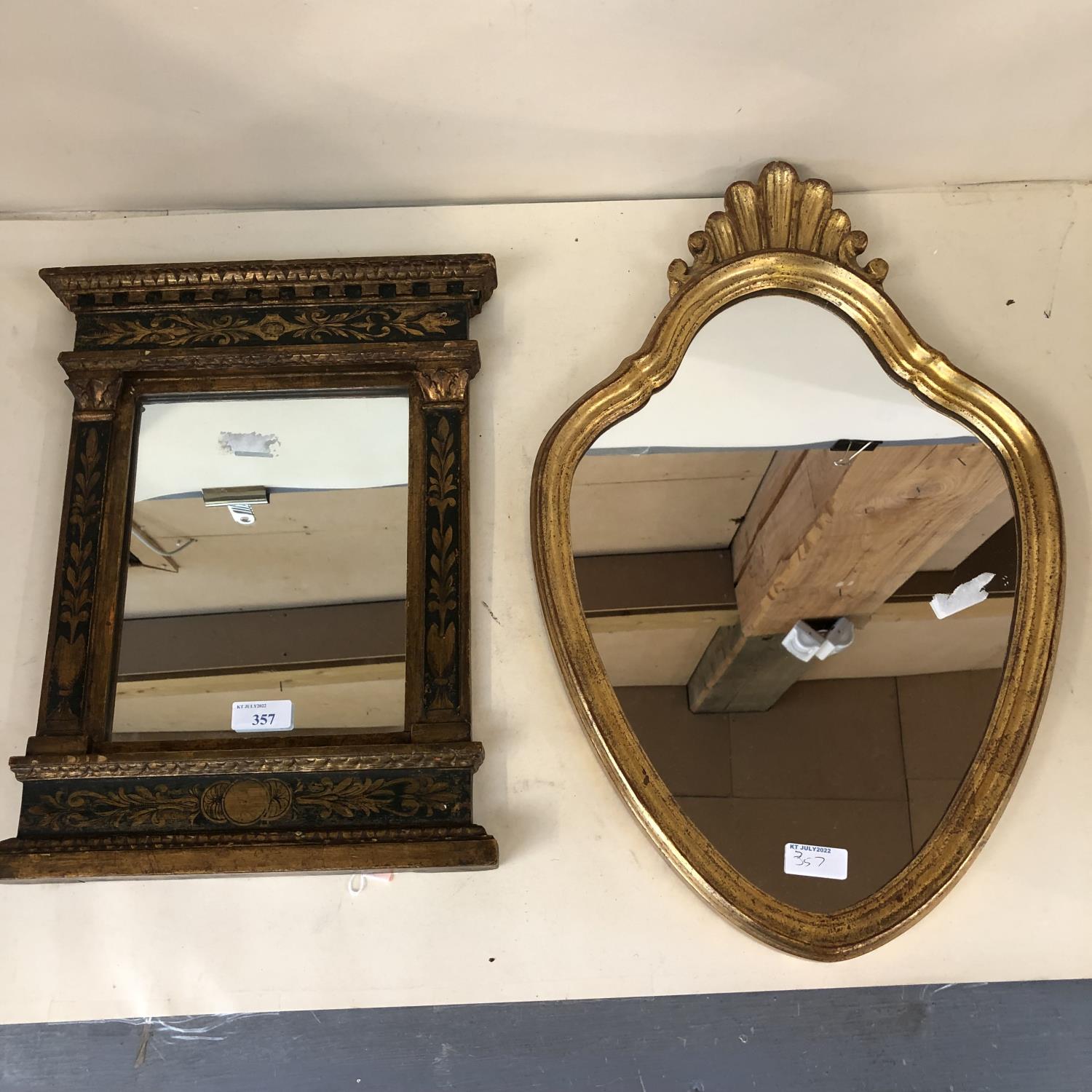 Two small wall mirrors - Image 7 of 7