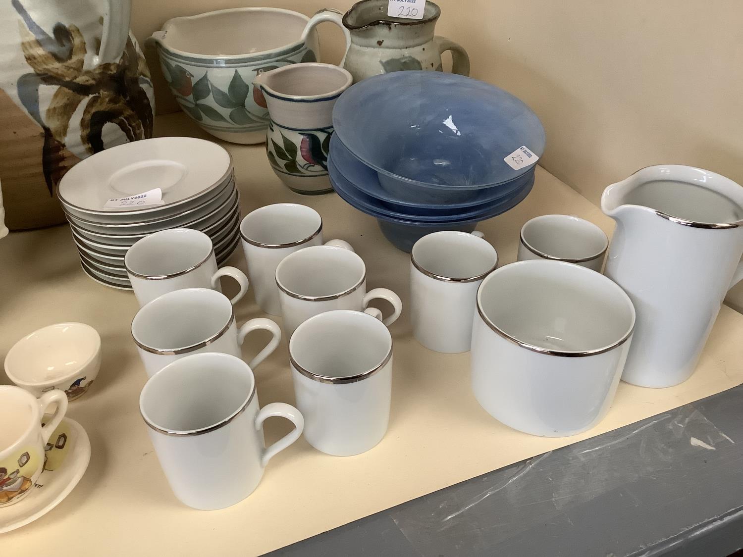 Quantity of China to include large modern jugs, platters, Spode Fortuna, Miniature tea set, - Bild 2 aus 19