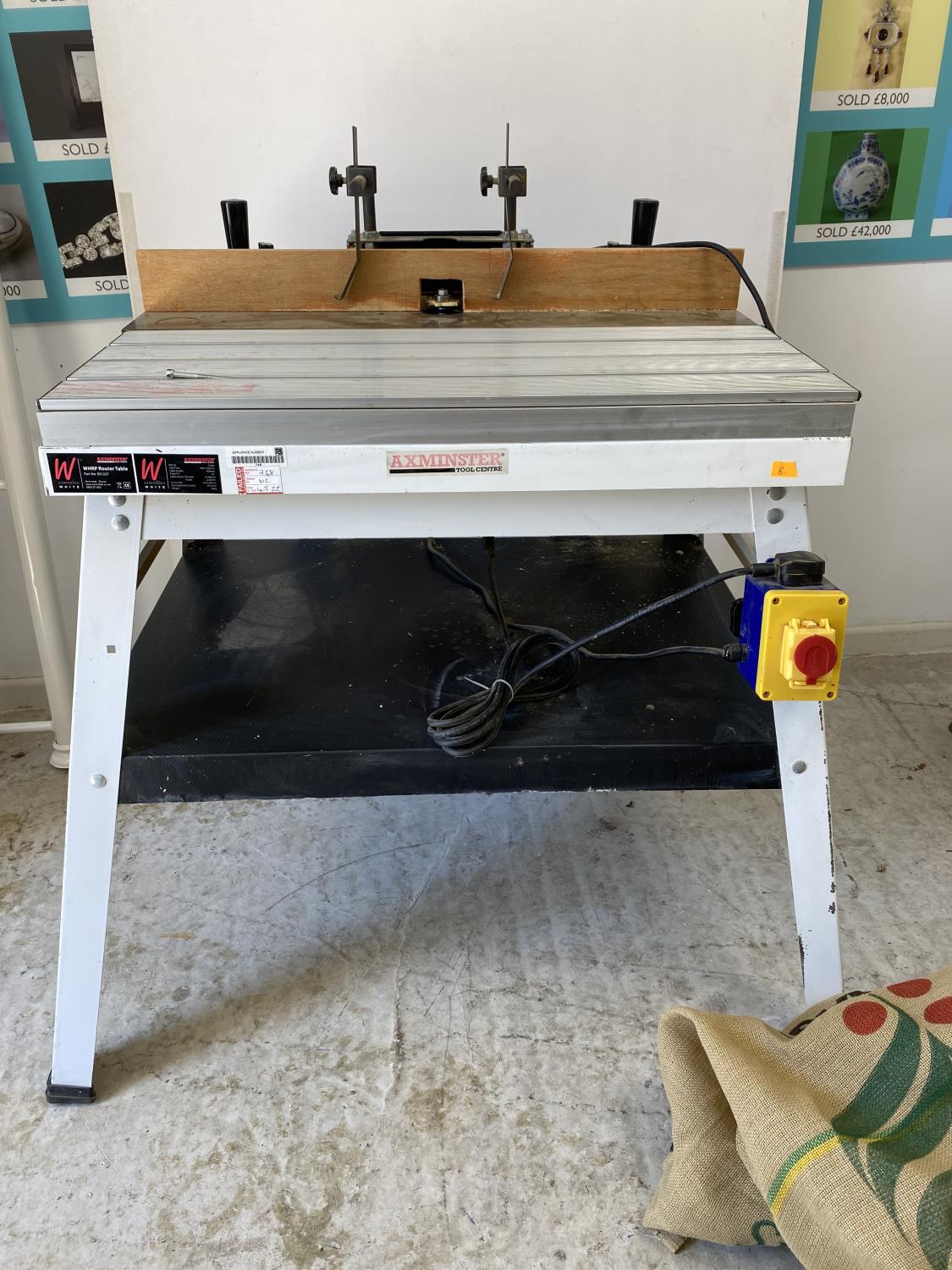 Axminster WHRP Router table, 79 X 57 X 87CMH