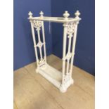 Edwardian cast iron stick stand, 65cmH
