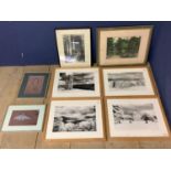 Quantity of pictures and framed photographic prints, The Highlands, Beach scenes etc