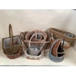 A quantity of baskets, see images