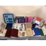 TWO COMMEMORATIVE STAMP ALBUMS, Great Britain and Chanel islands and loose stamps & a Quantity of