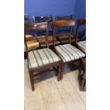 A quantity of Edwardian and Victorian dining room and other bedroom chairs, and bergere seated
