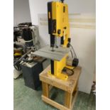 De Watt DW 38 Band Saw on wooden stand, 97cmH