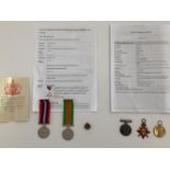 Collection of WW1 & WW2 medals, to include Royal Air force Lancaster examples awarded to Ernest