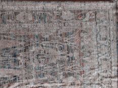 Striking Contemporary Arts & Crafts design carpet - finely hand woven in wool?Size. 3.00 x 2.52