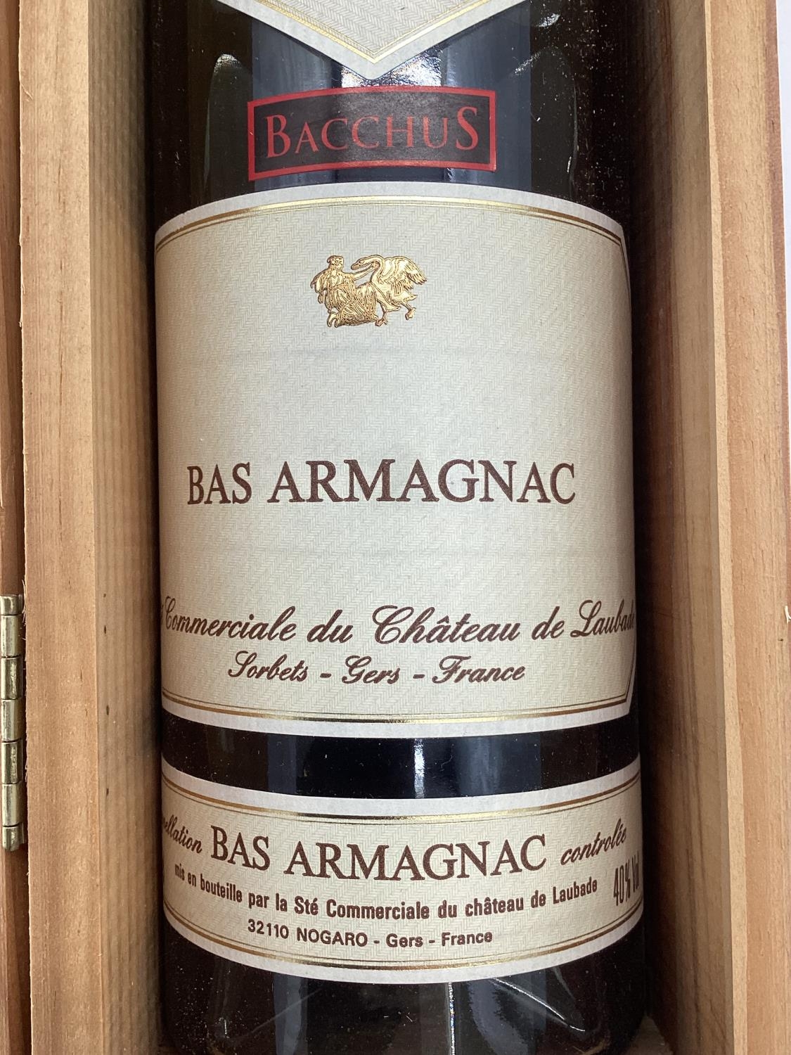 Cased bottle of 1933 Bas Armagnac, as found in the house - Image 3 of 4