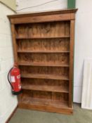 A pine Bookcase, 192H x 122Wcm