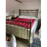 Brass bed, by Heals (photo of it in house). Just bed frame. -