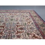 Fine Tabriz carpet, signed by Master Weaver Javan - Persia?Circa. 1930sSize. 3.20 x 2.28 metres -