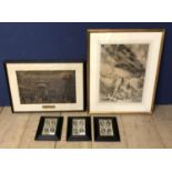 Quantity of general sporting prints including Epsom, Morland and early kings
