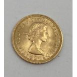 An Elizabeth II gold sovereign 1964 8.01g