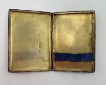 A sterling silver card case by William Neale Chester 1906 65g