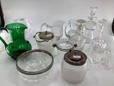 A quantity of glasswares to include decanters, jugs, ice buckets etc