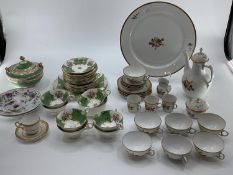 A quantity of various china to include: Johnson Bros, Old Britain Castles; Royal Copenhagen coffee