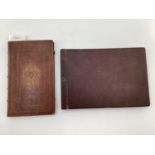 Early C20th leather bound visitors book for Buckenham Hall and 1920s photograph album of the