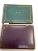 Two Photograph albums mainly depicting the life of the Underdown family in the early 1900s, photos