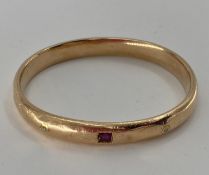 A 14k gold bangle bracelet 16.2 g (not marked)