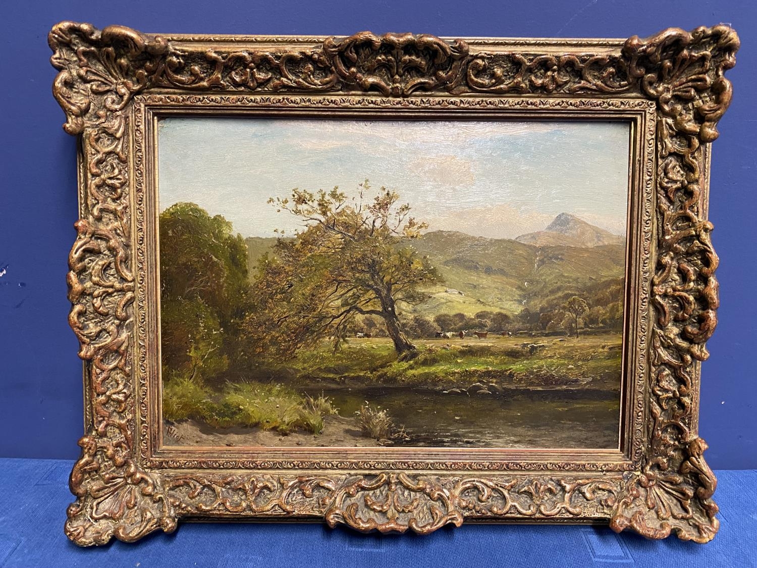 JAMES ELLIOT, (fl 1848-1873) RA 1886, English School, Oil on board, dealers label verso, and - Image 2 of 4