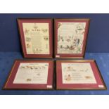 Three framed and glazed sporting limited edition prints, signed in pencil by the artist, Christopher