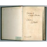 'Catalogue of Cricket Literature Collected by E.L. Fletcher'. An alphabetically indexed book listing