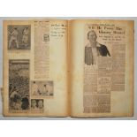 Test and County cricket scrapbooks 1929-1939. Eight large scrapbook albums comprising a nicely