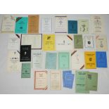 Club fixture and membership cards 1930s-1990s. A large selection of approx. two hundred club