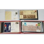Commemorative covers 1970-1998. Album comprising nineteen commemorative and first day covers of