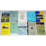 Kent cricket club histories. A good selection of booklets and brochures relating to Kent Club