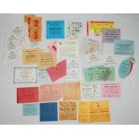 Cricket match tickets 1949-1999. A large and varied selection of over 150 official match tickets,