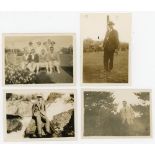 Alfred Percy 'Tich' Freeman. Kent & England 1914-1936. Four original mono candid photographs from