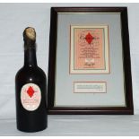 Lancashire C.C.C. An original unopened bottle of Bass Celebration Ale 'Brewed by the Earl Spencer in