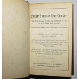 'Twenty Years of Kent Cricket 1879-1898'. F.E. Marshall, Editor, Benenden 1899. Rebound in modern