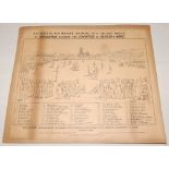 'Key Plate to W.H. Mason's Drawing of a Cricket Match at Brighton, Between the Counties of