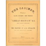 'The Cabinet. A Repository of Facts, Figures and Fancies relating to the Voyage of the S.S. Great