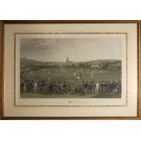 'The Cricket Match between Sussex & Kent at Brighton'. After William Drummond and Charles J. Basebe.