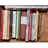 Miscellaneous cricket books. Box comprising twenty two hardback and softback titles. Some titles are