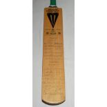 Worcestershire C.C.C. 'Wesso Dolly 93 for 2' 1993. Duncan Fearnley full size bat for the Martin