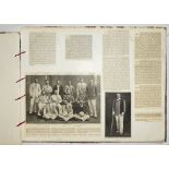 Victorian scrapbook albums 1858-1912. Three albums comprising a good selection of cuttings from