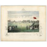 'Cricketing. (Lord's Cricket Ground, St John's Wood. Match of the Gentlemen & Players)'. Original