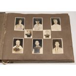 Sporting cigarette cards c.1920s. Large album comprising over one hundred and eighty Godfrey