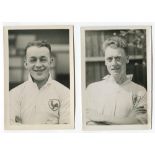 John ‘Jack’ Moran. Tottenham Hotspur 1931-1932 and Foster Hedley. Tottenham Hotspur 1934-1935. Two