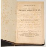 Wisden Cricketers’ Almanack 1894 and 1895. 31st & 32nd editions. Both bound in uniform mauve/blue